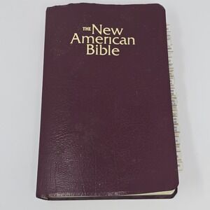 The‎ New American Bible Revised Edition NABRE Catholic Burgundy With Tabs